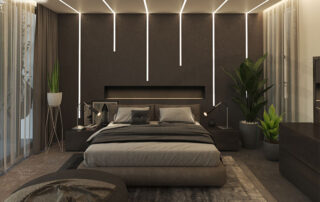 طراحی داخلی اتاق خواب مستر (Master Bedroom)