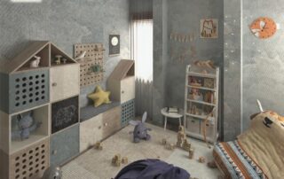 طراحی داخلی اتاق خواب نوزاد، کودک و نوجوان